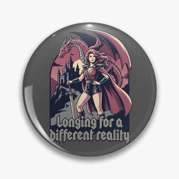 Item preview, Fantasy Girl with Dragon and Castle designed and sold by TeufelDesign.