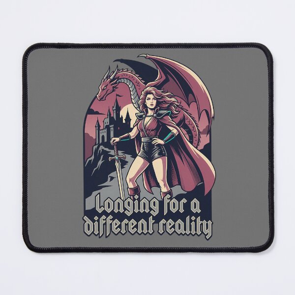 Item preview, Fantasy Girl with Dragon and Castle designed and sold by TeufelDesign.