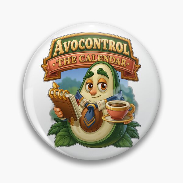 Item preview, Avocontrol The Calendar Funny Avocado Coffee Pun designed and sold by Marcikart.