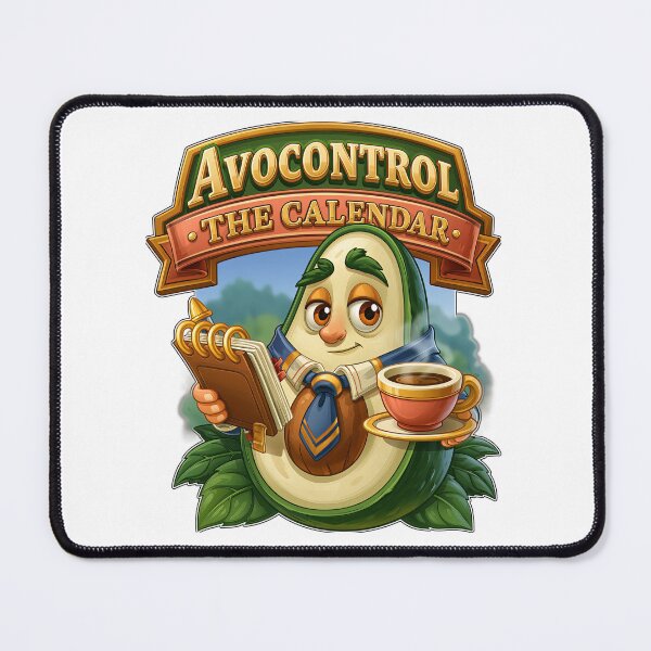 Item preview, Avocontrol The Calendar Funny Avocado Coffee Pun designed and sold by Marcikart.
