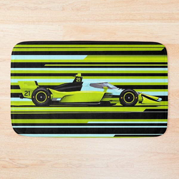 Item preview, Christian Rasmussen #21 2026 IndyCar Side View designed and sold by PitWallArt.