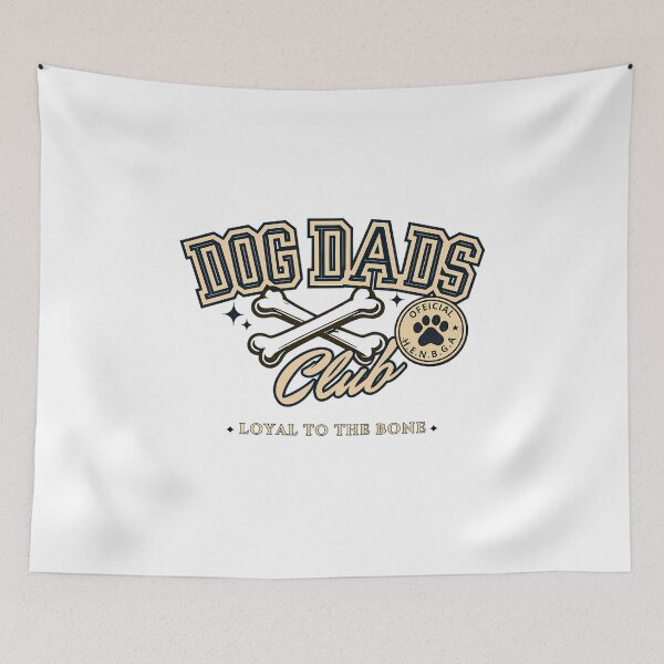 Item preview, Dog Dads Club Loyal To The Bone Vintage Varsity Style designed and sold by chattsuede.