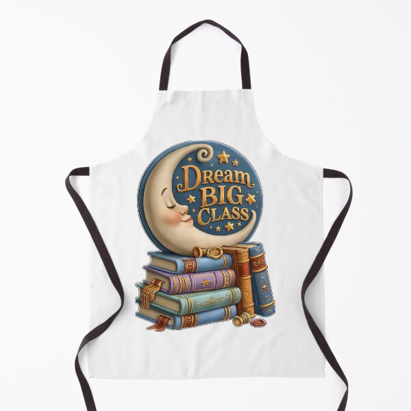 Item preview, Dream Big Class Cute Sleeping Moon Books designed and sold by Marcikart.