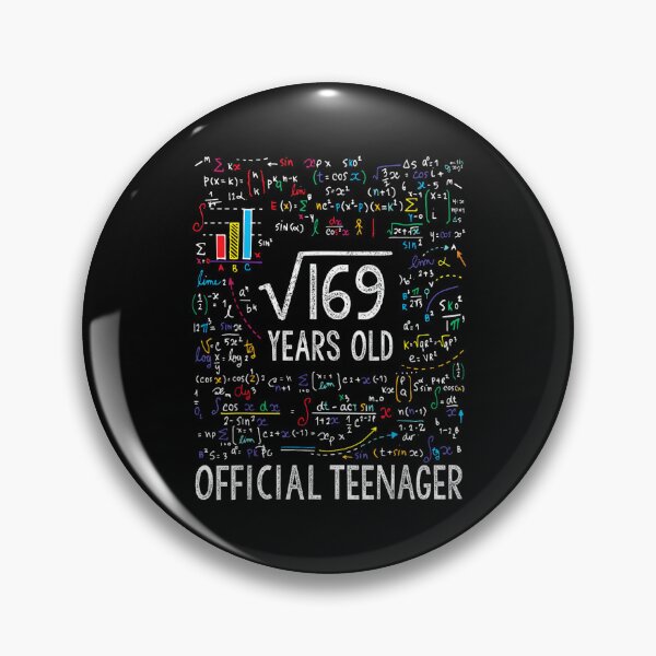 Item preview, Square Root of 169 13 Years Old Official Teenager Birthday designed and sold by JanetteNWillis.