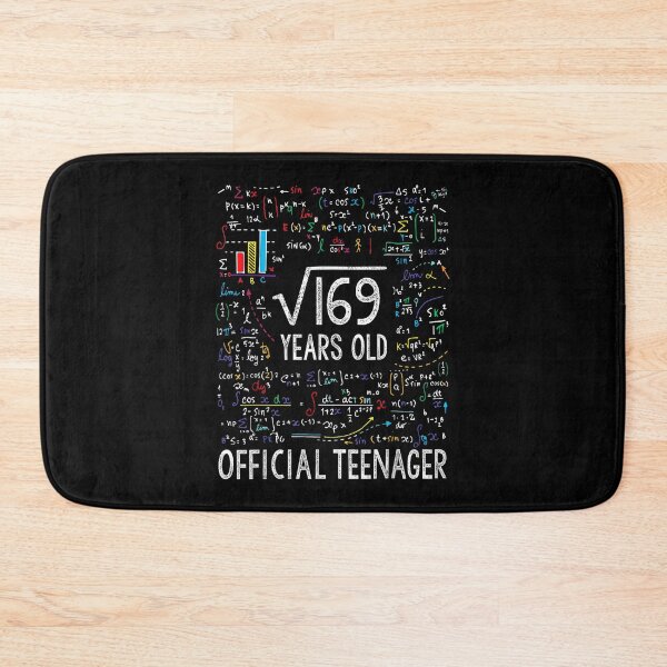 Item preview, Square Root of 169 13 Years Old Official Teenager Birthday designed and sold by JanetteNWillis.