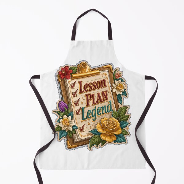 Item preview, Lesson Plan Legend Floral Clipboard Teacher designed and sold by Marcikart.