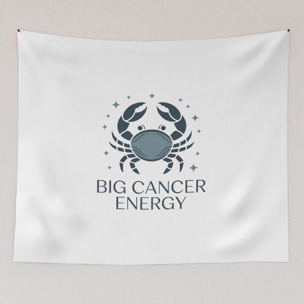 Item preview, Big Cancer Energy – Celestial Crab Zodiac Design designed and sold by Cool-cat-art.