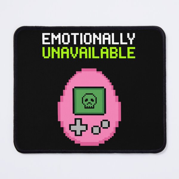 Item preview, Emotionally Unavailable - Dead Retro Digital Pet Pixel Art designed and sold by artistastshirt.