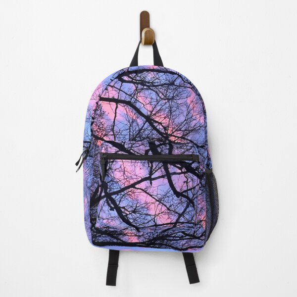 Item preview, pink sunrise winter trees, real photograph designed and sold by GiSilver.