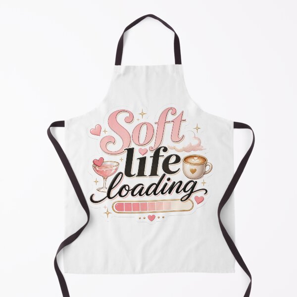 Item preview, Soft Life Loading Cute Pink Self Care Aesthetic designed and sold by NaphDesigns.