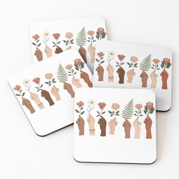 Item preview, Feminist Floral Women Empowerment Boho Aesthetic Design designed and sold by PlumArtDesign.