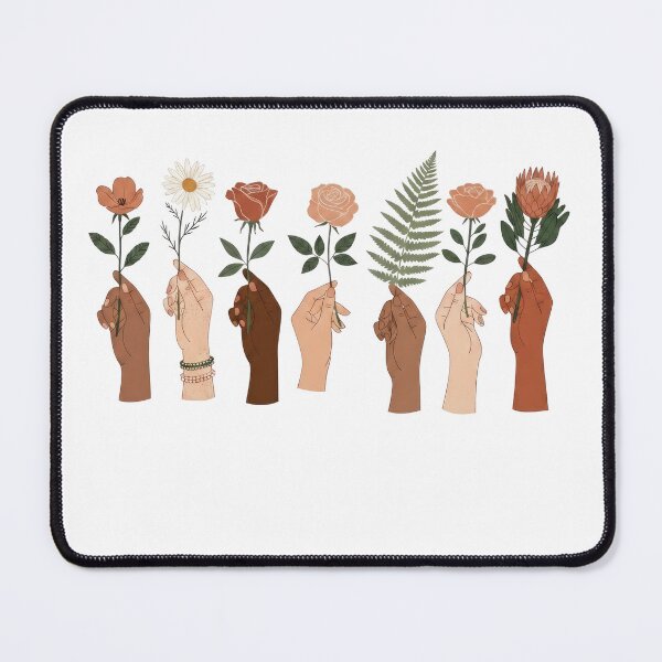 Item preview, Feminist Floral Women Empowerment Boho Aesthetic Design designed and sold by PlumArtDesign.