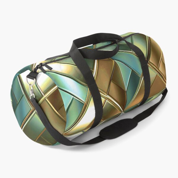 Item preview, Sea Green And Golden-Metallic-Like Colors Pattern designed and sold by DEC02.