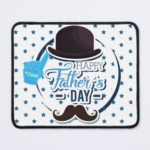 Item preview, #1 Dad Happy Father's Day Bowler Hat Graphic designed and sold by unboxedbyJuls.