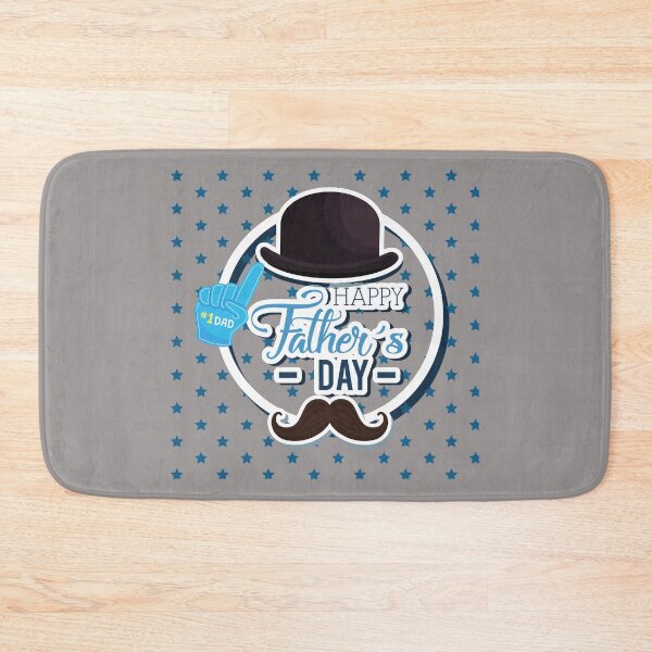 Item preview, #1 Dad Happy Father's Day Bowler Hat Graphic designed and sold by unboxedbyJuls.