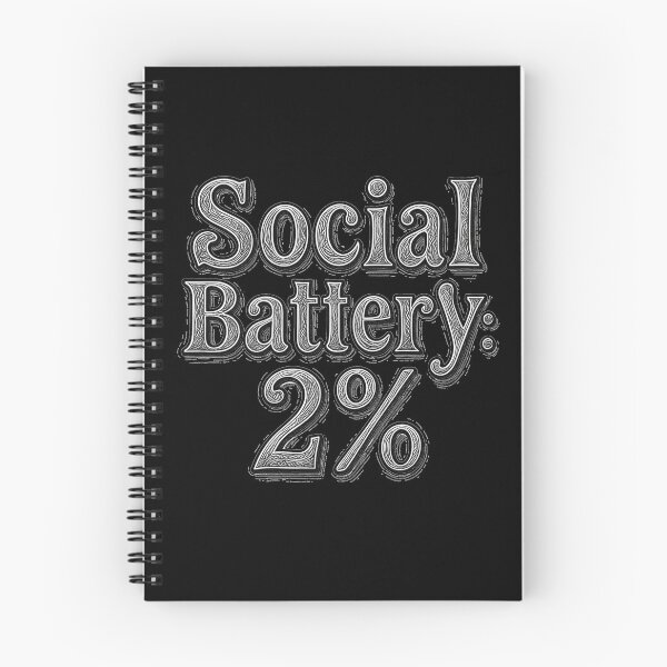 Item preview, Social Battery 2% designed and sold by Stefrait-7.
