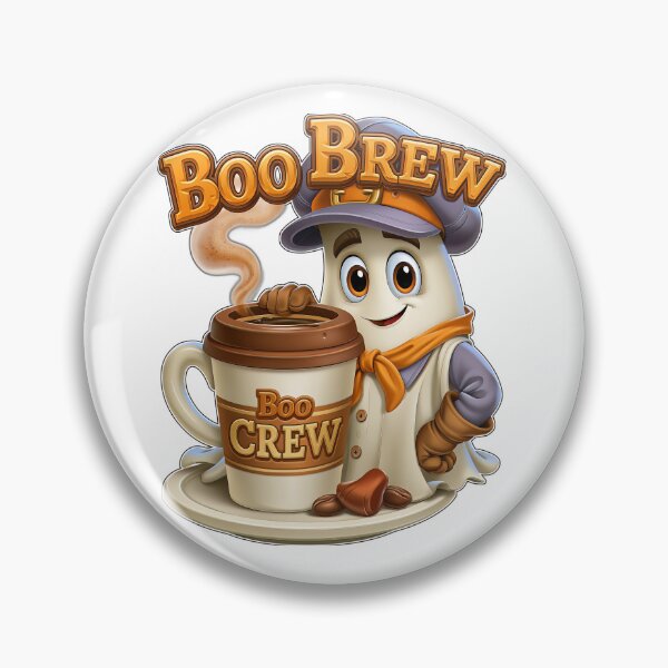 Item preview, Boo Brew Boo Crew Cute Halloween Ghost Coffee designed and sold by Marcikart.