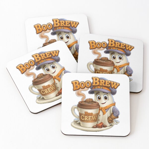 Item preview, Boo Brew Boo Crew Cute Halloween Ghost Coffee designed and sold by Marcikart.