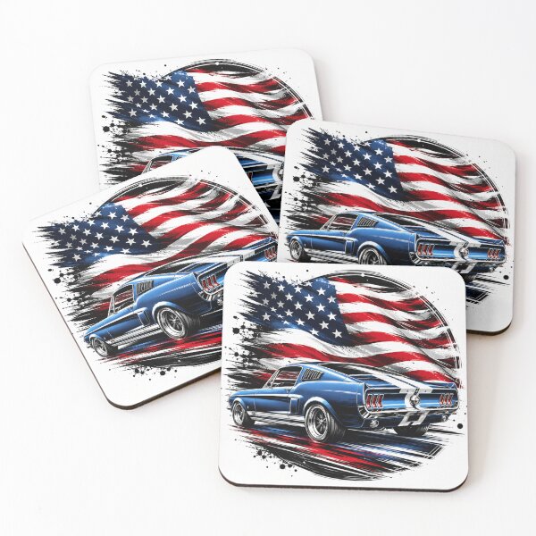 Item preview, American Muscle Cars Retro Vintage Power Design | Classic USA Car Enthusiast Tee designed and sold by allin14fun.