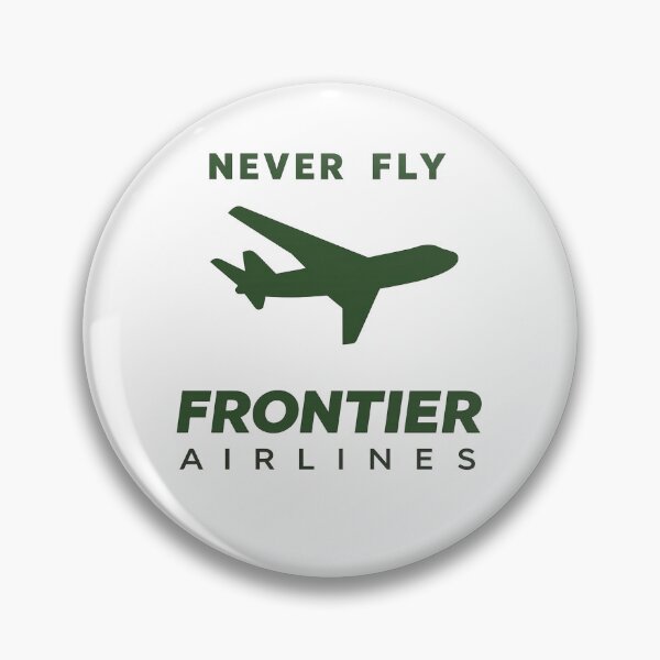 Item preview, Never Fly Frontier Airlines Funny Travel Parody Design designed and sold by Creative Spark.
