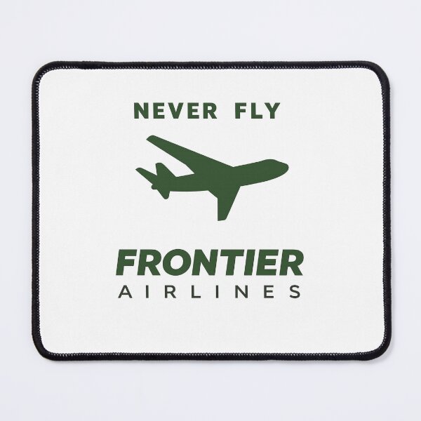 Item preview, Never Fly Frontier Airlines Funny Travel Parody Design designed and sold by Creative Spark.