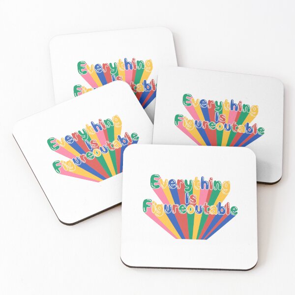Item preview, Everything Is Figureoutable Motivational Affirmation Positive Mindset Empowerment Inspiration designed and sold by RetroMini2026.