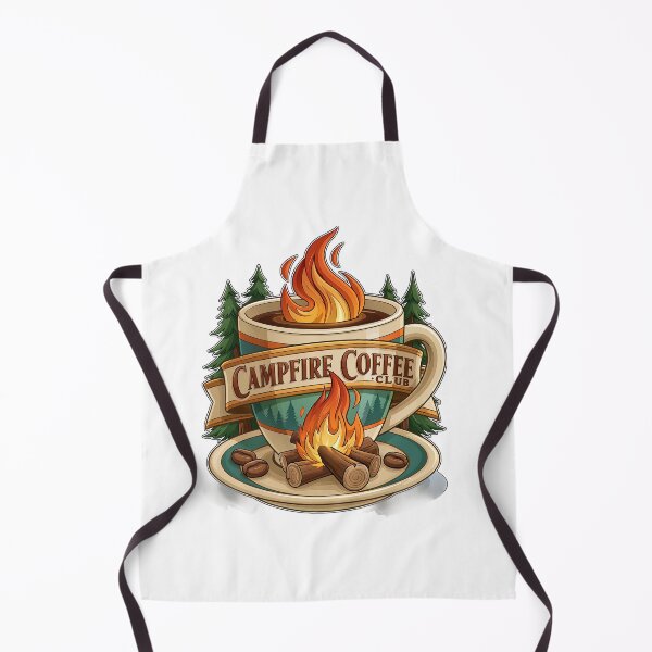 Item preview, Campfire Coffee Club Nature Outdoors Camping designed and sold by Marcikart.