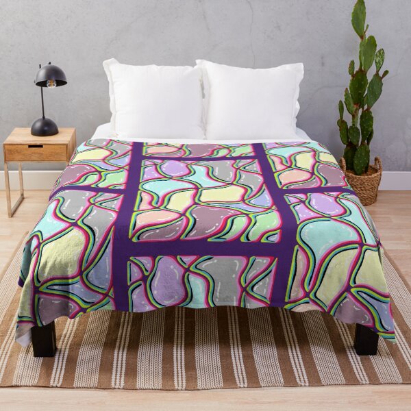 Item preview, Pastel grid love wave designed and sold by HARSHINI maheshwaram Label.