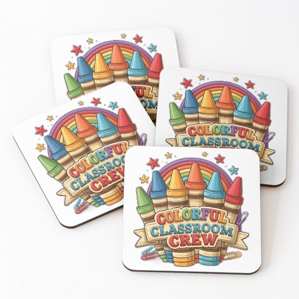 Item preview, Colorful Classroom Crew Teacher Squad Crayons designed and sold by Marcikart.