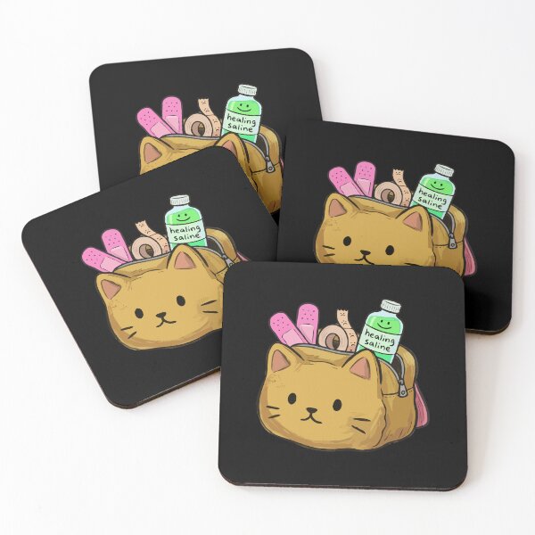 Item preview, Whimsical Feline Emergency Bag designed and sold by Emegan Print Art.