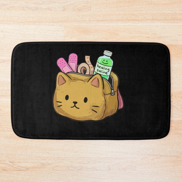 Item preview, Whimsical Feline Emergency Bag designed and sold by Emegan Print Art.