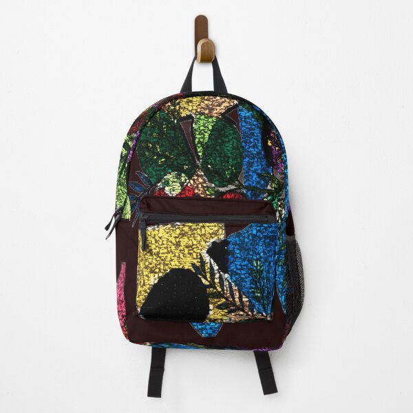 Item preview, Abstract Collision Botanical BR stonewall colorful geometric abstract design designed and sold by SmashingDeals.