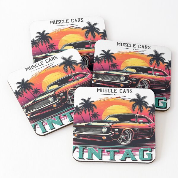 Item preview, American Muscle Cars Retro Vintage Power Design | Classic USA Car Enthusiast Tee designed and sold by allin14fun.