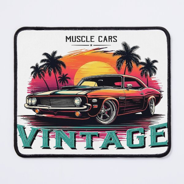Item preview, American Muscle Cars Retro Vintage Power Design | Classic USA Car Enthusiast Tee designed and sold by allin14fun.
