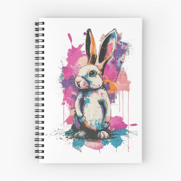 Item preview, Abstract Graffiti Rabbit Colorful Urban Pop Art Bunny Design designed and sold by PlumArtDesign.