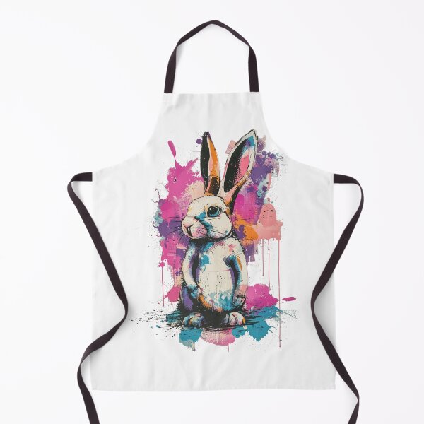 Item preview, Abstract Graffiti Rabbit Colorful Urban Pop Art Bunny Design designed and sold by PlumArtDesign.