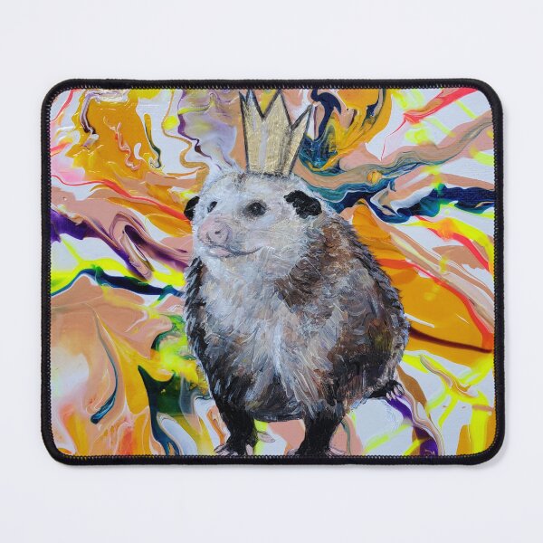 Item preview, Party Animal, Opossum Painting designed and sold by Joyful Chaos Art.