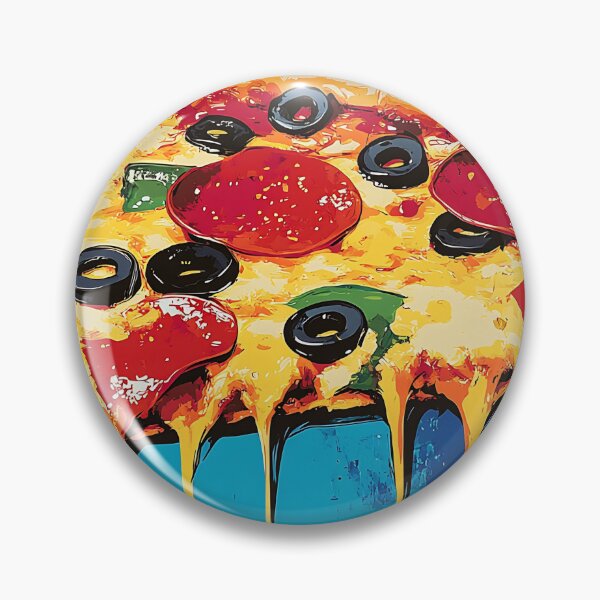 Item preview, Pizza Slice Pop Art, Bold Comic Style Colorful Food Art designed and sold by daila70.