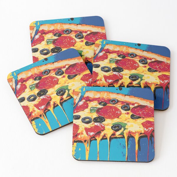 Item preview, Pizza Slice Pop Art, Bold Comic Style Colorful Food Art designed and sold by daila70.