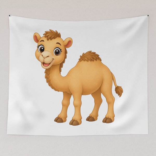Item preview, Adorable Cartoon Baby Camel - Cute Desert Animal Illustration designed and sold by ToonyTeez.