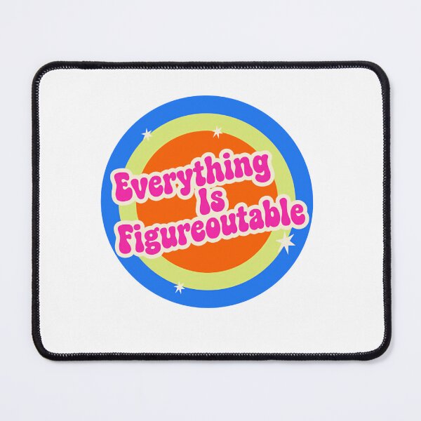 Item preview, Everything Is Figureoutable Motivational Quote Problem Solving Mindset designed and sold by RetroMini2026.