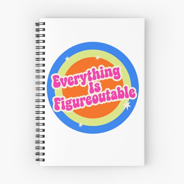 Item preview, Everything Is Figureoutable Motivational Quote Problem Solving Mindset designed and sold by RetroMini2026.