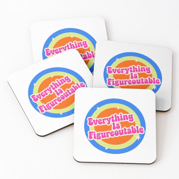 Item preview, Everything Is Figureoutable Motivational Quote Problem Solving Mindset designed and sold by RetroMini2026.