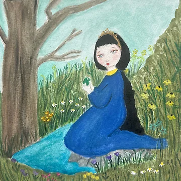 Artwork thumbnail, Princess and frog by RosaLL