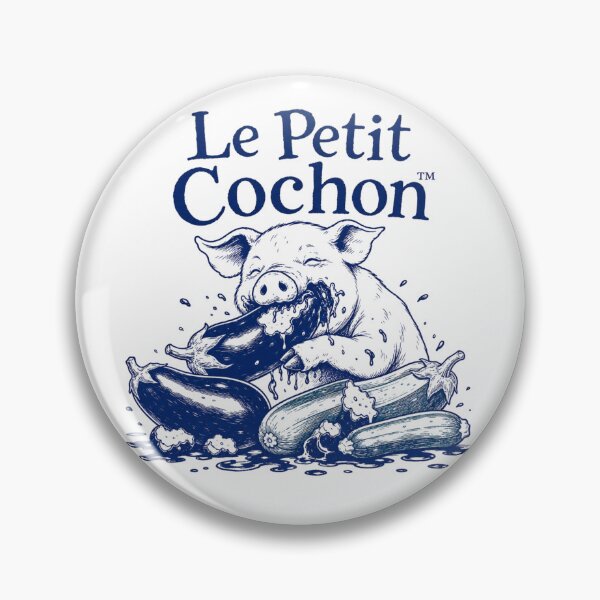 Item preview, Le Petit Cochon Eggplant Pig designed and sold by Casterisk Creative.
