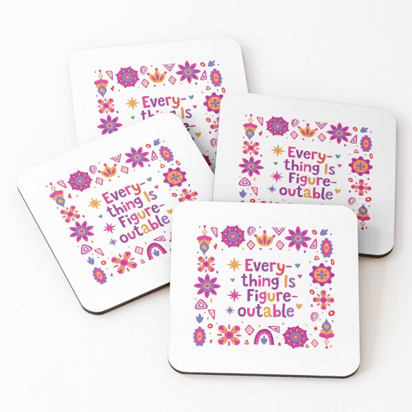 Item preview, Everything Is Figure-Outable Motivational Inspiration Positive Mindset designed and sold by RetroMini2026.