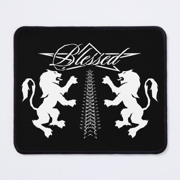 Item preview, Blessed Lions Zigzag Stars Vintage Style Design designed and sold by DWZ Design.
