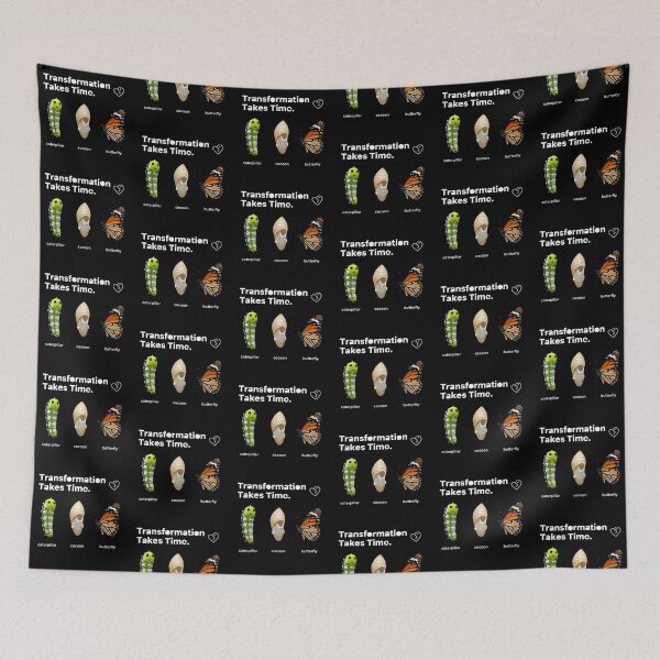 Item preview, Transformation Takes Time: Butterfly Growth Graphic designed and sold by artlife4.
