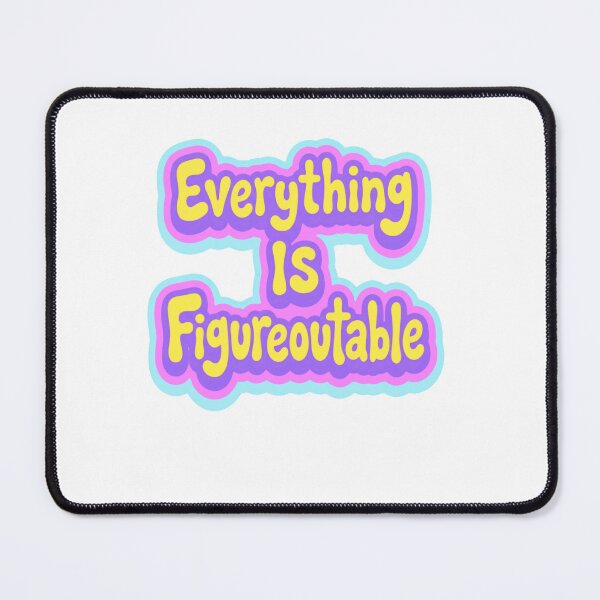Item preview, Everything Is Figureoutable Motivation Inspiration Optimism Mindset designed and sold by RetroMini2026.