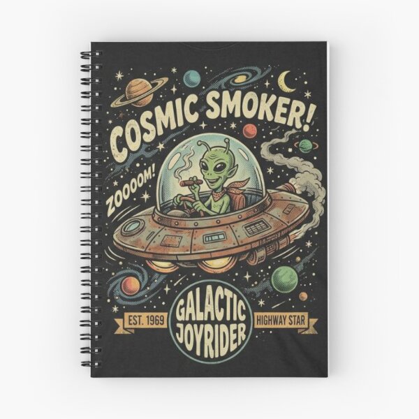 Item preview, Smoking Alien UFO designed and sold by ALL ART .